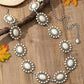 Bohemian Turquoise Concho Waist Chain - Retro Boho Belt