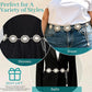 Bohemian Turquoise Concho Waist Chain - Retro Boho Belt