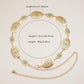 Hollow Boho Floral Concho Chain Belt - Western Waist Belt