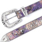 Multicolor Rhinestone Cross Western Belt - Bling Buckle