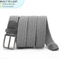 Braided Stretch Golf Belt with No-Hole Design for Men