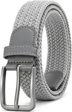 Braided Stretch Golf Belt with No-Hole Design for Men