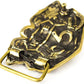 Handmade Solid Brass Biker Buckle – Motorcycle & Skull