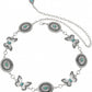 Butterfly Turquoise Waist Chain - Western Vintage Belt