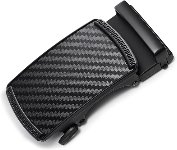 Carbon Fiber Textured Ratchet Belt Buckle