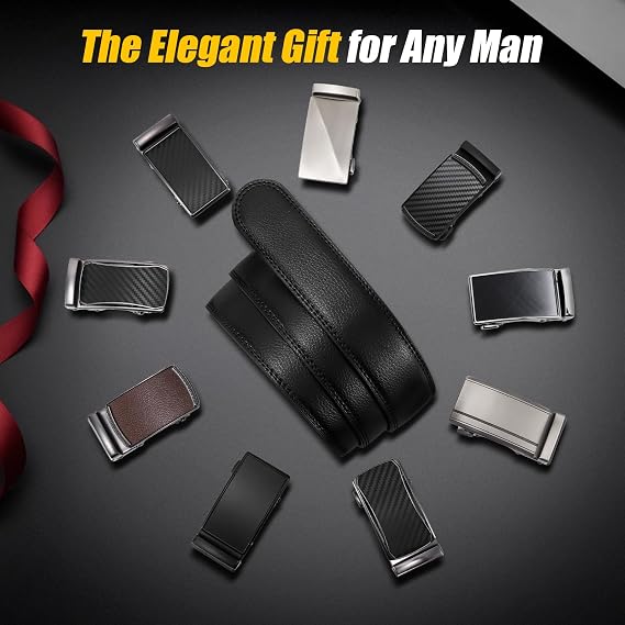 Carbon Fiber Textured Ratchet Belt Buckle