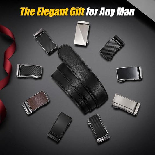 Carbon Fiber Textured Ratchet Belt Buckle