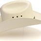 Straw Cattleman Cowboy Hat - Silver Concho Detail