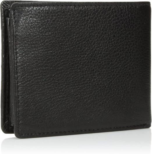 Classic Leather Bifold Wallet with Pull-Out ID Holder