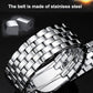 Classic Stainless Steel Ratchet Belt - Adjustable Dress Belt