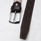 Cowhide Hair-On Leather Belt for Men & Women - Real Leather