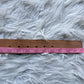 Leopard Print Hair-On Hide Belt - Round Brass Buckle