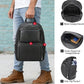 Convertible Leather Commuter Backpack – 15.6