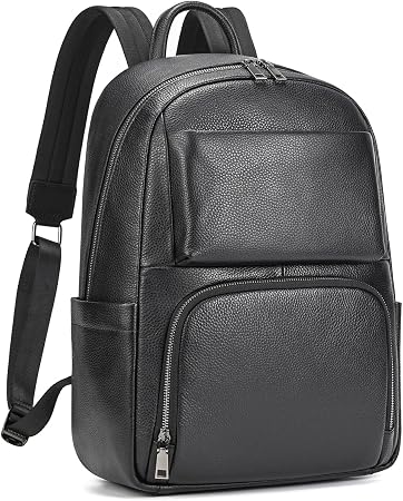 Convertible Leather Commuter Backpack – 15.6