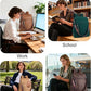 Convertible Leather Laptop Backpack for Women - 15.6