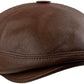 Vintage Leather Ivy Cap - Handmade Gatsby Style