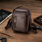Men's Vintage Leather Messenger Crossbody Pouch