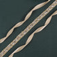 Crystal Pearl Bridal Sash Belt - Handmade Wedding Ribbon