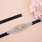 Crystal Pearl Wedding Gown Belt - Handmade Bridal Sash
