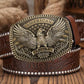 American 1776 Bald Eagle Belt Buckle - Patriotic Western