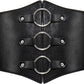 Women's Heart-Ring Metal O-Ring Corset Waistband