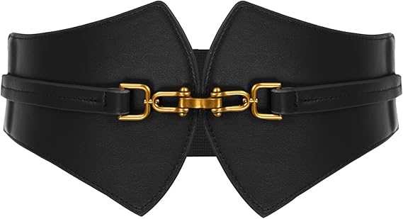 Elastic Vintage Cinch Belt - Retro Stretch Waist Belt