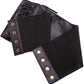 Elastic Wide Band Corset Cincher Belt - Snap Closure