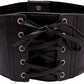 Elastic Wide Band Corset Cincher Belt - Snap Closure