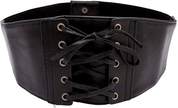 Elastic Wide Band Corset Cincher Belt - Snap Closure