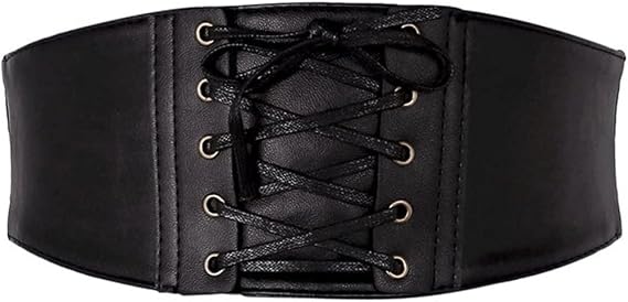 Elastic Wide Band Corset Cincher Belt - Snap Closure