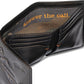 Embossed Duck Trifold Leather Wallet for Men
