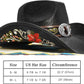 Embroidered Straw Western Hat - Rhinestone Cowboy Style