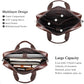 Men's Executive Full-Grain Leather Briefcase – 16"