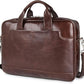 Men's Executive Full-Grain Leather Briefcase – 16"