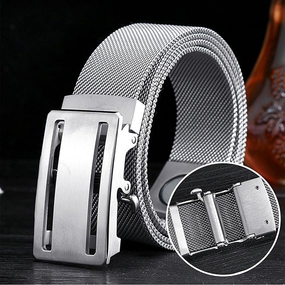 Fashion Magnetic Stainless Steel Belt - Adjustable Buckle