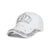 Fashionable Denim Baseball Cap with Dazzling Rhinestone Crown Design