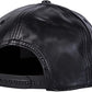 Faux Leather Flat Bill Snapback Hip Hop Cap