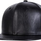 Genuine Lambskin Leather Baseball Cap - Adjustable