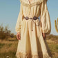 Silver Gold Embossed Concho Belt - Western Chain Belt