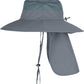 UPF 50+ Fishing Sun Hat with Neck Flap - Foldable