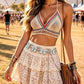 Floral Concho Waist Chain - Vintage Silver Western Belt