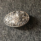 Floral Filigree Bling Belt Buckle - Silver Metal