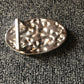 Floral Filigree Bling Belt Buckle - Silver Metal