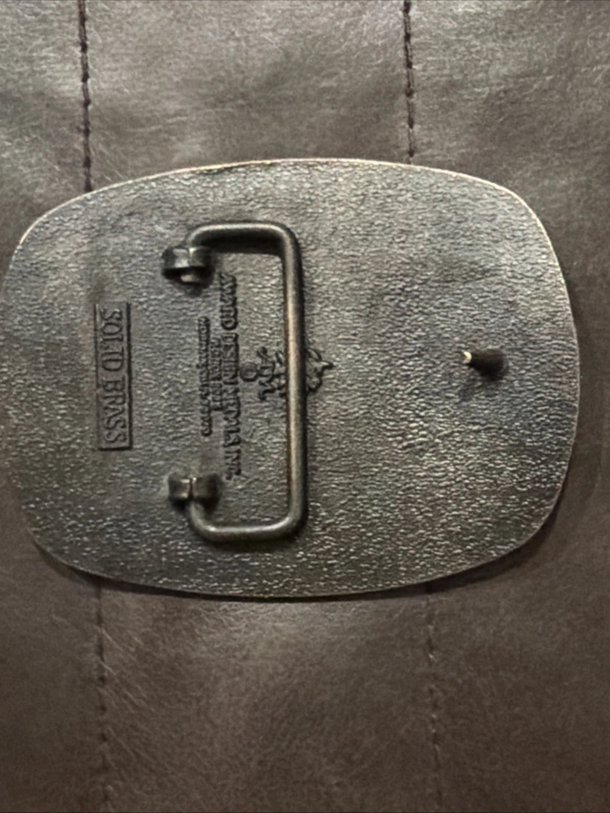 Fraternal Order of the Elks Brass Belt Buckle
