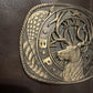 Fraternal Order of the Elks Brass Belt Buckle