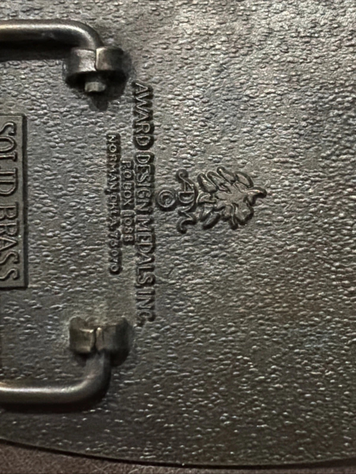 Fraternal Order of the Elks Brass Belt Buckle
