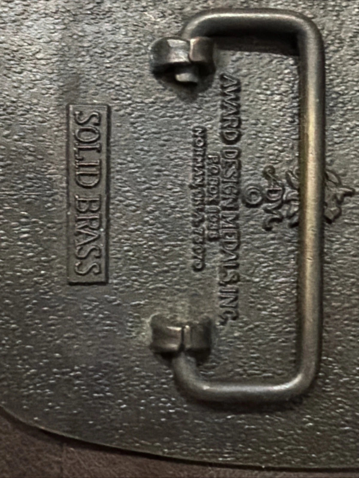 Fraternal Order of the Elks Brass Belt Buckle
