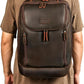 Men's Full Grain Leather Business Travel Backpack – 17.3