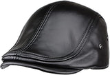 Genuine Cowhide Leather Ivy Cap - Beret Style