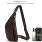 Genuine Leather Anti-Theft Crossbody Sling Bag